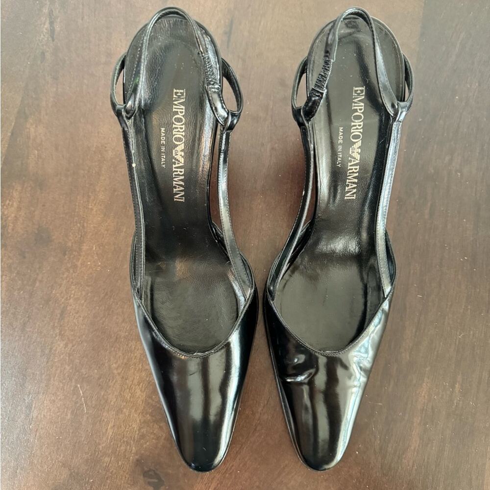 Emporio Armani Vintage Slingback Pumps - Size 38 - Picture 5 of 9